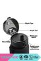 1000ml New Dual Color Leak Proof Bpa Free Motivational Tritan Water Bottle with Locking Lid - 4