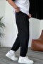 Black Basic Boyfriend Pants - 4
