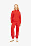 Jxabbie Women's Red Sweatshirt 12223961-Fieryred