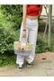 Hand Bag Beach Bag Shoulder Bag Jute Straw Look - 4