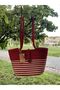 Hand Bag Beach Bag Shoulder Bag Jute Straw Look - 4