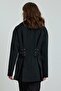 CUSTOM STITCHED BLAZER JACKET - BLACK - 5