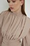 Beige Chiffon Dress - Arabia Model - 6
