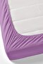 160X200 Double Elastic Combed Cotton Bed Sheet 100% Cotton Lilac - 3
