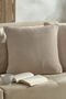 Natural 2-Piece Cushion Cover 45x45 Beige Zippered - 2
