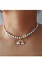 Colorful Rainbow Necklace with Pearls
