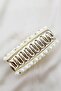 Full Pearl and Stone A Quality Latch Buckle 9 Cm. - 2