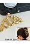 WAVY METAL CLIP BUCKLE 11.8 CM - 2