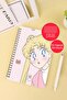 Moon Warrior Themed A5 Spiral School Notebook 50 Sheets 100 Pages - Ruled