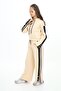 Girl's 100% Cotton Hooded Oversize Long Sleeve Tracksuit Set - 2