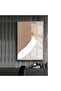 Hari̇kabi̇rev | Beige-Cream-Grey Abstract Model 2 | Framed Tempered Glass Table Single Vertical