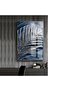 Hari̇kabi̇rev | Silver-Blue Leaf Model | Framed Tempered Glass Table Single Vertical