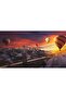 WONDERFUL CAPPADOCIA BALLOONS BUTTERFLY-ABSTRACT FRAMED TEMPERED GLASS TABLE 3-PIECE VERTICAL - 2