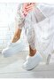 Women's White High Heel Embroidered Bridal Shoes 41208 41208 - 3