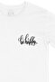 Be Happy White T-Shirt with Pocket Logo Design - 2