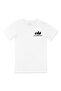 Run Forest Run White T-Shirt with Pocket Logo Design