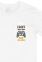Now I Am A Gamer White T-Shirt with Pocket Logo Design - 2