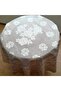 Lined Heat Resistant Wipeable Non-Slip Round PVC Tarp Tablecloth 152cm - 4