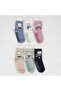 Yocaga 3-Piece Non-Slip Sole Girl's Socks