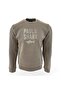 Men's Cotton Long Sleeve Woven Daily Use Brown Sweatshirt 14311890-128