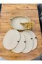 Jute Straw American Serving Oval Platter and Basket Set of 5 - 2