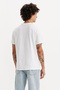 Men's White Graphic Crewneck T-Shirt - Mountain A2823-0257 - 2