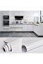 White Color Durable Vehicle Motor Furniture White Goods Coating Foil (126cm X 20 cm) - 8
