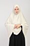 وشاح عملي مقاس قياسي مع حجاب 5xl كريمي - 3