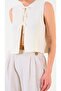 Women's Crew Neck Front Tie Lace Detailed Knitwear Cardigan - 2