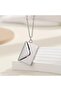 Steel Envelope Necklace with Opening Lid Necklace with Name Written Does Not Tarnish - 3