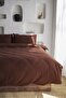 MUSLIN NEVRESIM SET DOUBLE PERSON BROWN