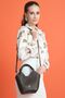 Nairobi Women's Brown Shoulder Bag with Magnetic Closure and Puppy Card Holder Strap - 3