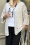 Women's Openwork Seasonal Knitwear Shawl Cardigan