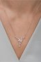 Butterfly on the Branch Gift Special Design Butterfly Stylish & Elegant Adjustable Women's Necklace with Stones - 3