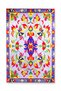 Green Blue Red Leaf and Flower Detailed Antique Design Series Modern Decorative Carpet Antik177 - 2