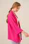 5862 Knitted Kimono - Fuchsia - 5
