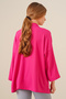 5862 Knitted Kimono - Fuchsia - 6