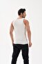 Men's Slim Fit Rib Knit Tank top Top, White, Single Pack, 95% Cotton - 3