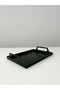 Erfum Metal Tray with Handle Decorative Tray Tea Coffee Tray Daily Tray - 3