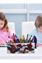 DeepCraft Wooden Kids Desk Top Square Pencil Holder & Organizer-Spiderman - 7