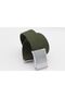 Unisex Woven Khaki Green Tactical Sport Canvas Cloth Belt - 2