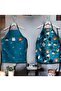 Women's and Men's Couple Set of 2 Aprons, Cute Cat - 2