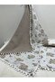 Brown, Muslin and Pompom Underpants, Pillow and Blanket Set of 3 - 2