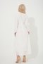 Women's Guipure Detailed Scallop Long Dress - 6