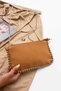 Mustard Mini Beaded Single Eyed Women's Hand and Shoulder Bag