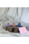 Rabbit 3-Piece Note Holder Set ( Grey Blue - Antique Pink - Purple ), Photo Holder - 3