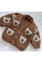 Hand Knitted Bear Baby Boy, Children's Cardigan - 2