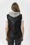 Women's Combed Cotton Hooded Inflatable Vest Cty-Şim- 245012 - 5