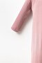 Long Sleeve 100% Cotton Baby Collar Gift Baby Girl Romper with Booties 3-9 Months Pink - 4
