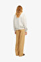 Jxmerle Women's Beige Sweatshirt 12260608 Moonbeam - 4